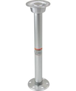 ESM Tischstütze D=60mm Aluminium L=685mm mit Beschlag für Tischplatte und Basis D=178mm H=14mm