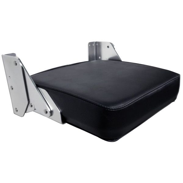 ESM Klappsitz 41x45,7x11,5cm mit Beschlägen aus rostfreiem Stahl Carbon schwarz ESM Klappsitz 41x45,7x11,5cm mit Beschlägen aus rostfreiem Stahl Carbon schwarz