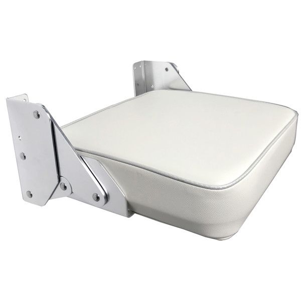 ESM Klappsitz 41x45,7x11,5cm mit Beschlägen aus rostfreiem Stahl weiss/hellgrau ESM Klappsitz 41x45,7x11,5cm mit Beschlägen aus rostfreiem Stahl weiss/hellgrau