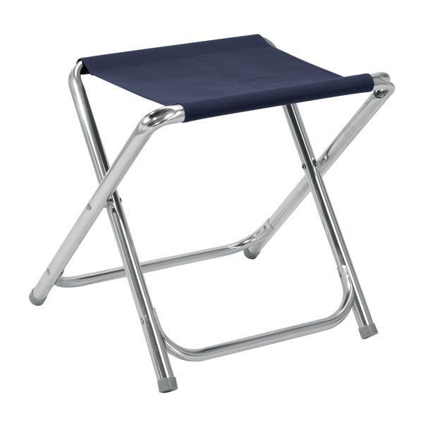 1852 Hocker Aluminiumrohr Bezug blau 1852 Hocker Aluminiumrohr Bezug blau