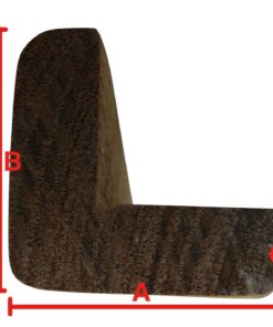 Roca Teak L-Leiste 2m 1123900 roca teak l leiste 2m 30x30x10mm 2
