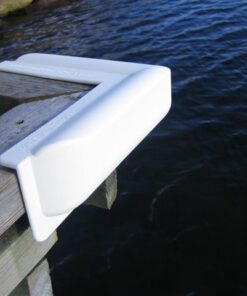 Dan-Fender Stegfender 90° Winkel L=2x250mm B=100mm D=60mm weiss