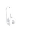 Nuova Rade Stor All Haken weiss H=7,5cm B=3cm weiss 2 Stück 1153605 nuova rade stor all haken weiss h 7 5cm b 3cm weiss 2 stuck 1