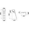 Badeleiter 3-stufig rostfreier Stahl teleskopierbar 1160193 badeleiter 3 stufig rostfreier stahl teleskopierbar 3