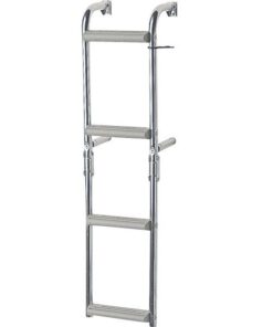 Badeleiter rostfreier Stahl klappbar - 2 + 2 Stufen L=835mm B=215mm