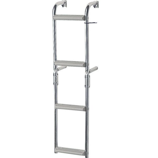 Badeleiter rostfreier Stahl klappbar - 2 + 2 Stufen L=835mm B=215mm