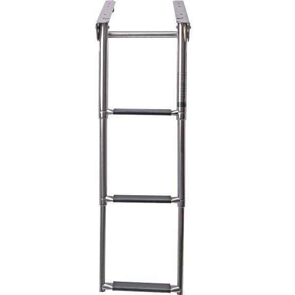 Badeleiter telekopierbar zum Einschieben rostfreier Stahl 3 Stufen B=290mm