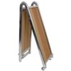 Landgang rostfreier Stahl / Teak L=160cm B=28cm, faltbar 1162515 landgangsbro 160x28cm rf teak 1