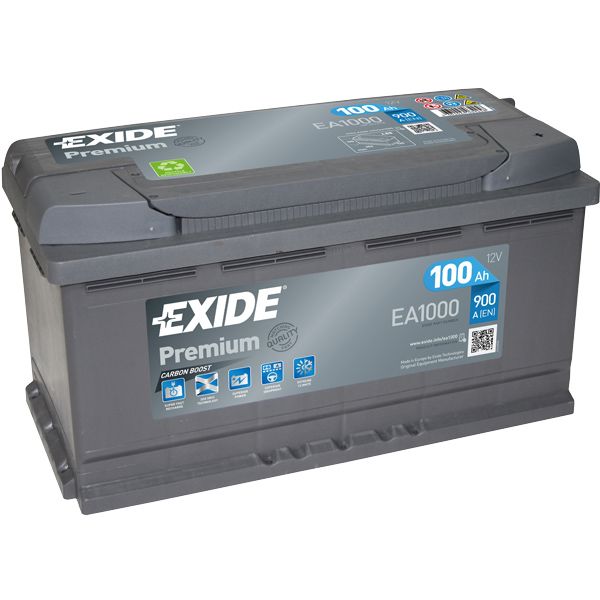 Exide Batterie Premium 100Ah Starterbatterie Exide Batterie Premium 100Ah Starterbatterie