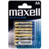 Maxell Alkaline Batterie AA-LR6 4 Stück 1170521 maxell alkaline aa lr6 batterier 4stk 1
