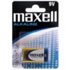 Maxell Alkaline 9V /6LR61 batteri - 1stk 1170528 maxell alkaline 9v 6lr61 batteri 1stk 1w9nqyu52twqe1