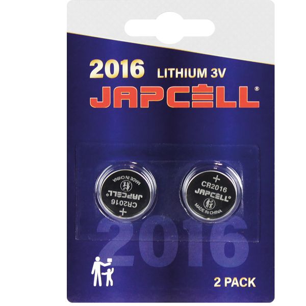 Japcell CR2016 3V Lithium Batterie 2 Stück Japcell CR2016 3V Lithium Batterie 2 Stück