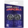 Japcell CR2450 3V Lithium Batterie 2 Stück 1170536 japcell cr2450 3v lithium batterie 2 stck 1