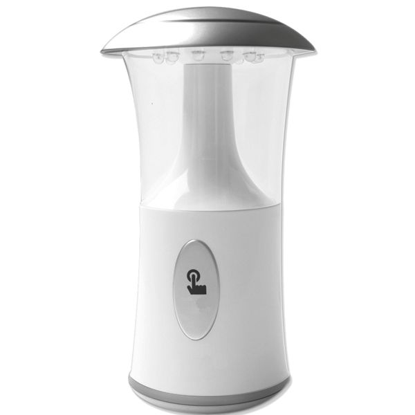 1852 Touch-LED-Laterne batteriebetrieben (4xAA, exkl.) H=16,5cm D=10cm weiss
