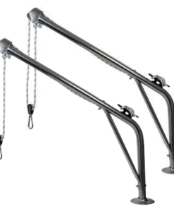 Davit Set (2 Stk) für Beiboote bis max 85kg, rostfreier Stahl