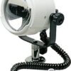 Suchscheinwerfer NIGHT EYE 12V 100W D=150mm 360° drehbar Kunststoff-Gehäuse mit Aluminium-Halter 1240045 suchscheinwerfer night eye 12v 100w d 150mm 360 drehbar kunststoff gehuse mit aluminium halter 1