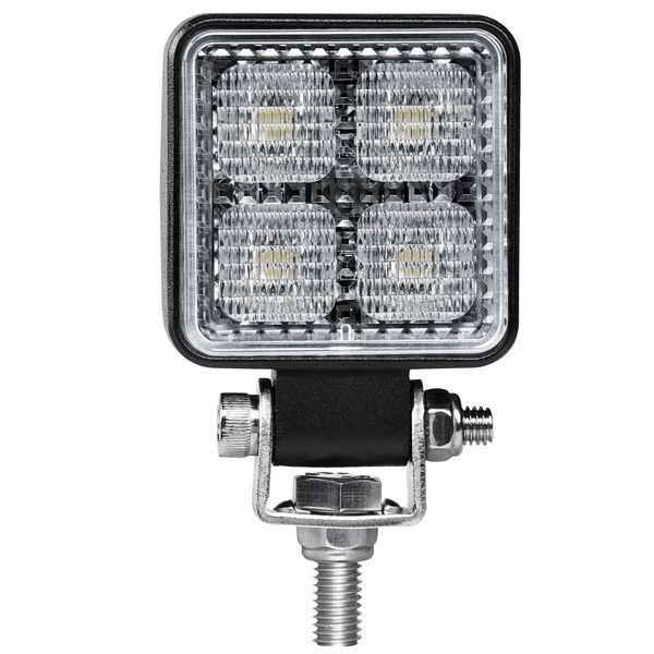1852 Decksscheinwerfer Aluminiumgehäuse Flood 10-30V 11.2W LED 0.75A/12V 0.43A/24V B=53mm H=75mm T=32mm