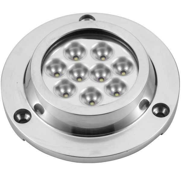 Unterwassebeleuchtung Aufbaumontage 8-30V 21,6W 9 LED weiss