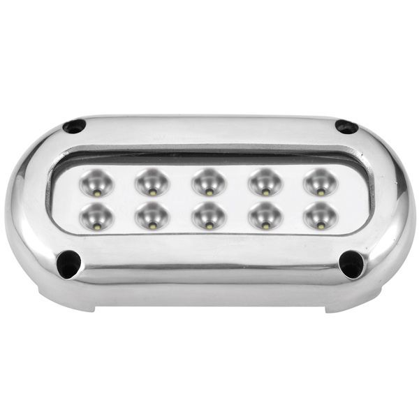 Unterwassebeleuchtung Aufbaumontage 10-30V 25,2W 10 LED weiss Unterwassebeleuchtung Aufbaumontage 10-30V 25,2W 10 LED weiss