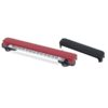 BEP Sammelstützpunkt doppelt ja Eingang 12xM6 Ausgang 6xM4 max 48V DC 100A L= 113mm mit Abdeckkappen rot und schwarz 1255038 bep el samleblok sort rd 1