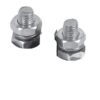 BEP Sammelstützpunkt doppelt M10 mit Abdeckkappe schwarz 1255052 bep samleblok sort dobb 10mm 1