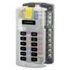 Blue Sea Sicherungshalter für 12 Flachstiftsicherungen max 30A, total max 100A mit 6 Anschlüssel für 0V 1270011 blue sea sicherungshalter fr 12 flachstiftsicherungen max 30a total max 100a mit 6 anschlssel fr 1