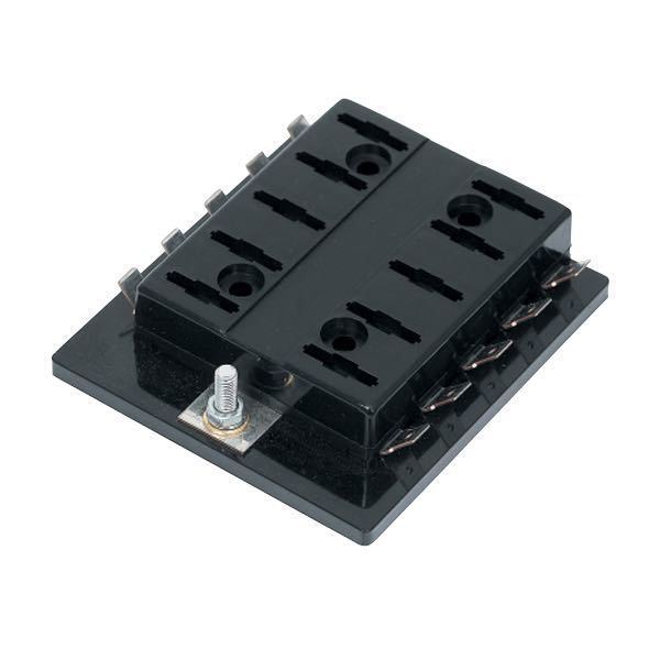 Sicherungshalter für 10 Stecksicherungen max 25A Sicherungshalter für 10 Stecksicherungen max 25A