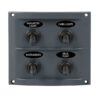 Elektropanel deluxe 4 Schalter / Sicherungen 1270140 strmpanel d lux 4 kontakter 1