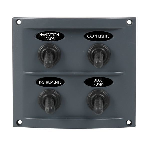 Elektropanel deluxe 4 Schalter / Sicherungen Elektropanel deluxe 4 Schalter / Sicherungen