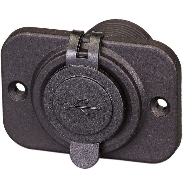 1852 USB Steckdose wasserdicht IP65 Eingang 12V Ausgang 5V 2,1A und 5V 1A
