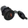 1852 USB Steckdose Eingang 12/24V Ausgang USB-A + USB C 1270187 1852 usb udtag ip65 12 24v usb type 1 usb c med 1m kabel 1