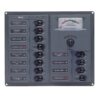 BEP Schalttafel mit 12 Schaltern und Automatiksicherungen H=200mm B=239mm T=65mm 1270204 bep lux strmpanel 12 kont 12v 1