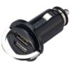 USB Ladegerät Eingang 12/24VDC Ausgang 5V/2,1A für Zigarettenanzündersteckdosen 1270213 usb lader dobbelt 12 24vdc udtag 5v 2 1amp til cigarstik 1