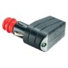 Universalstecker 90Grad 12/24V 7,5A mit LED 1270217 universalstik 12 24v 7 5amp vinklet med led 1