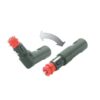 Universalstecker 12/24V 8A mit Sicherung 90Grad knickbar 1270219 universalstik 12 24v med 8amp sikring knaekled 1