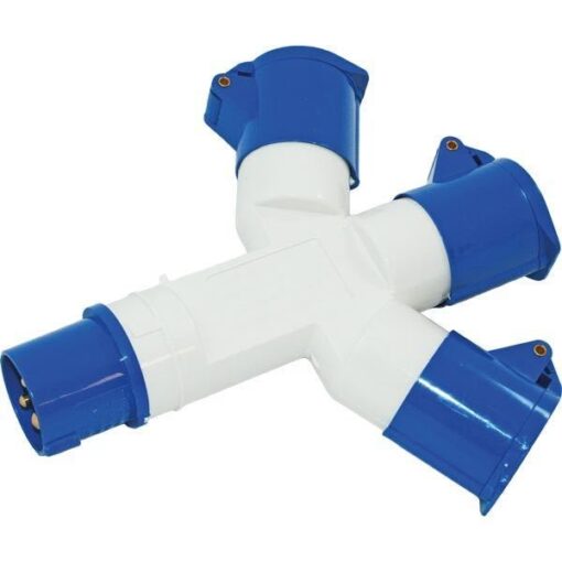 Verteiler CEE Stecker -> 3 CEE Kupplungen | Lembus