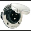 Landanschluss mit Deckel rostfreier Stahl 1270580 landstrmstik med lg rf 1