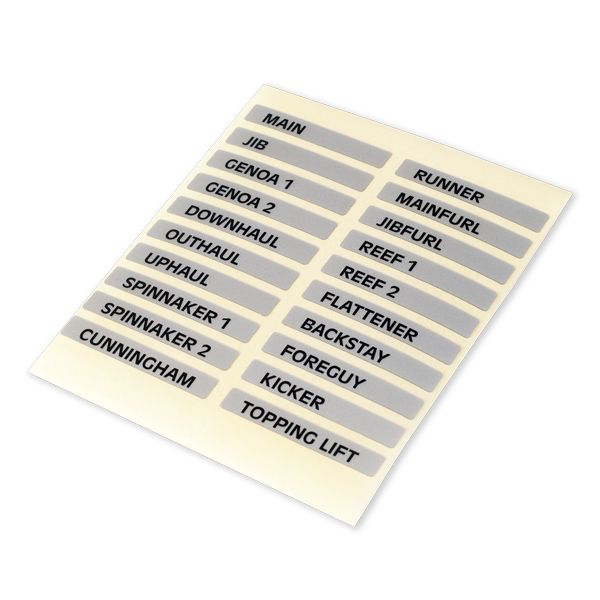 Beschriftungssatz für Fallenstopper Typ RC / englisch Beschriftungssatz für Fallenstopper Typ RC / englisch