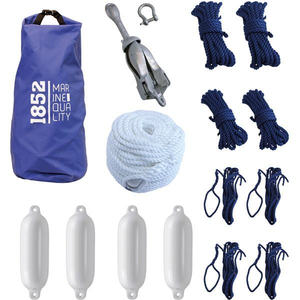 1852 Festmacherpaket mit wasserdichter Tasche 1852 Festmacherpaket mit wasserdichter Tasche