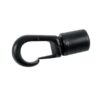 Nylonhaken für Leine D=5-6mm schwarz 4 Stück 1397629 haken fr 5 6mm gummileine schwarz 1