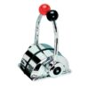Ultraflex Doppelhebelschaltung B322 Aluminium verchromt zum Aufbau 140b322 ultraflex kontrolbox forkromet dobbelt 1
