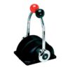Ultraflex Doppelhebelschaltung B324 Aluminium schwarz zum Aufbau 140b324 ultraflex kontrolbox sort dobbelt 1