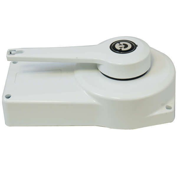 Ultraflex Einhebelschaltung B91 Aluminium weiss für Seitenmontage für Schaltung und Gas mit Leerlaufstellung und Sperre Ultraflex Einhebelschaltung B91 Aluminium weiss für Seitenmontage für Schaltung und Gas mit Leerlaufstellung und Sperre