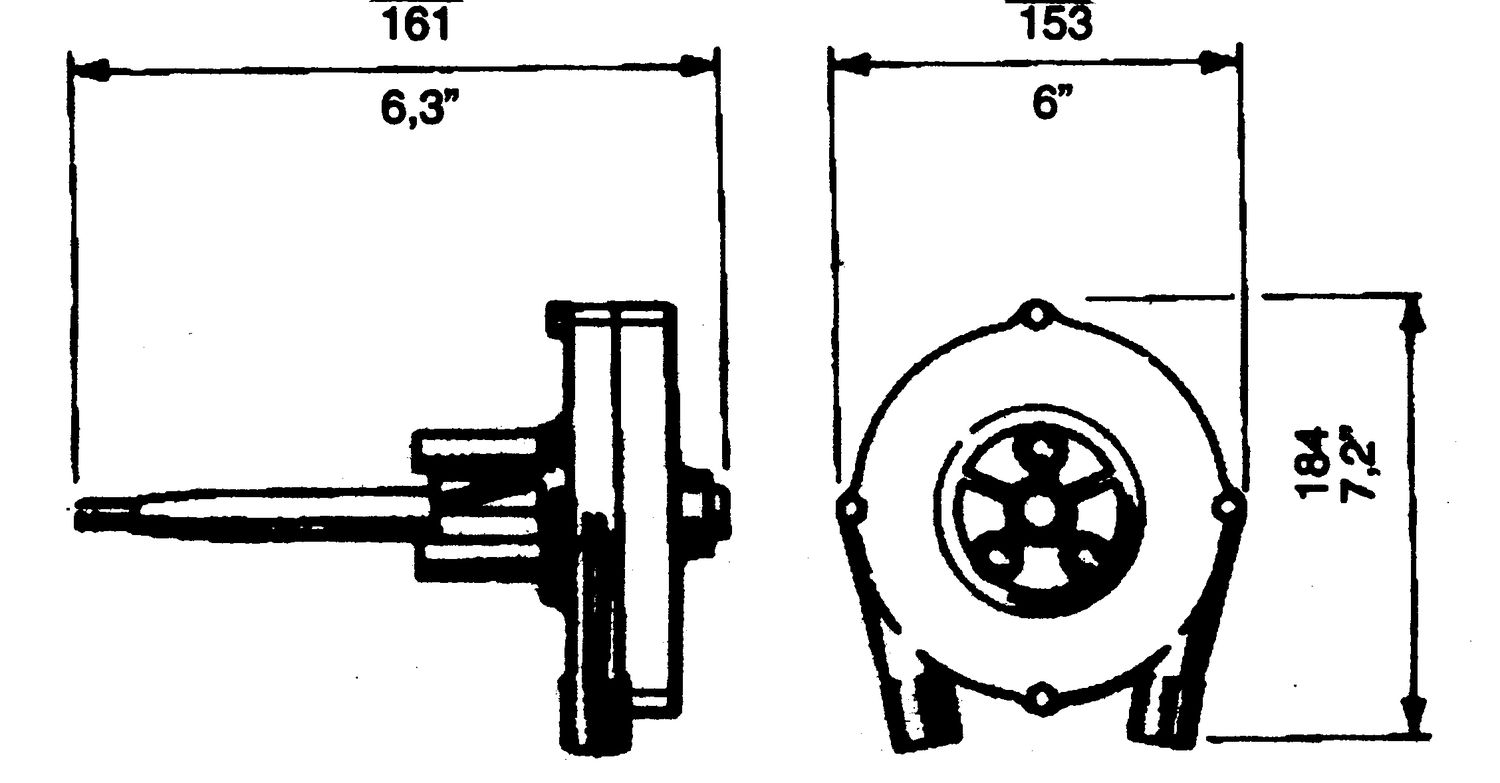 Ultraflex Lenkgetriebe T85 Ultraflex Lenkgetriebe T85