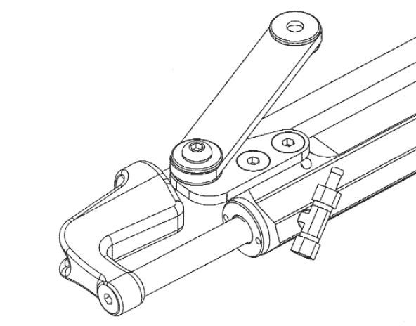 Ultraflex Hydraulik-Zylinder UC128 für Motoren bis 300PS Ultraflex Hydraulik-Zylinder UC128 für Motoren bis 300PS