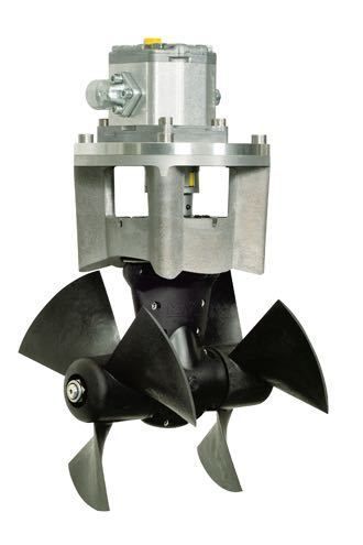Max Power Bugstahlruder hydraulischer Antrieb 225 Composit Duo Tunnel D=250mm