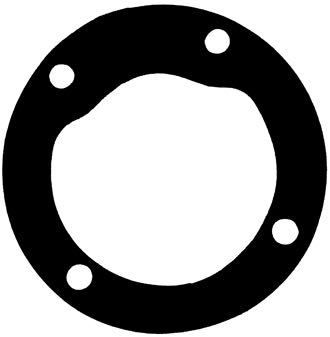 Dichtung für Impellerpumpe 4 Löcher 2369 Dichtung für Impellerpumpe 4 Löcher 2369
