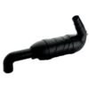 Auspuff Schwanenhals Kunststoff 45° für Schlauch ID=40/45/50mm 1520660 svanehals 45 40 45 50mm 1