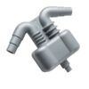 Wassersammler Kunststoff für Auspuffschlauch ID=40/45/50mm 1520710 vandseparator 2 5l 1