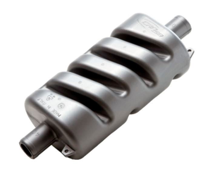 Schalldämpfer Kunststoff D=75mm max 90 PS Schalldämpfer Kunststoff D=75mm max 90 PS